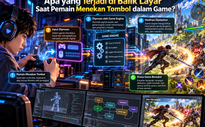 Apa yang Terjadi di Balik Layar Saat Pemain Menekan Tombol dalam Game?